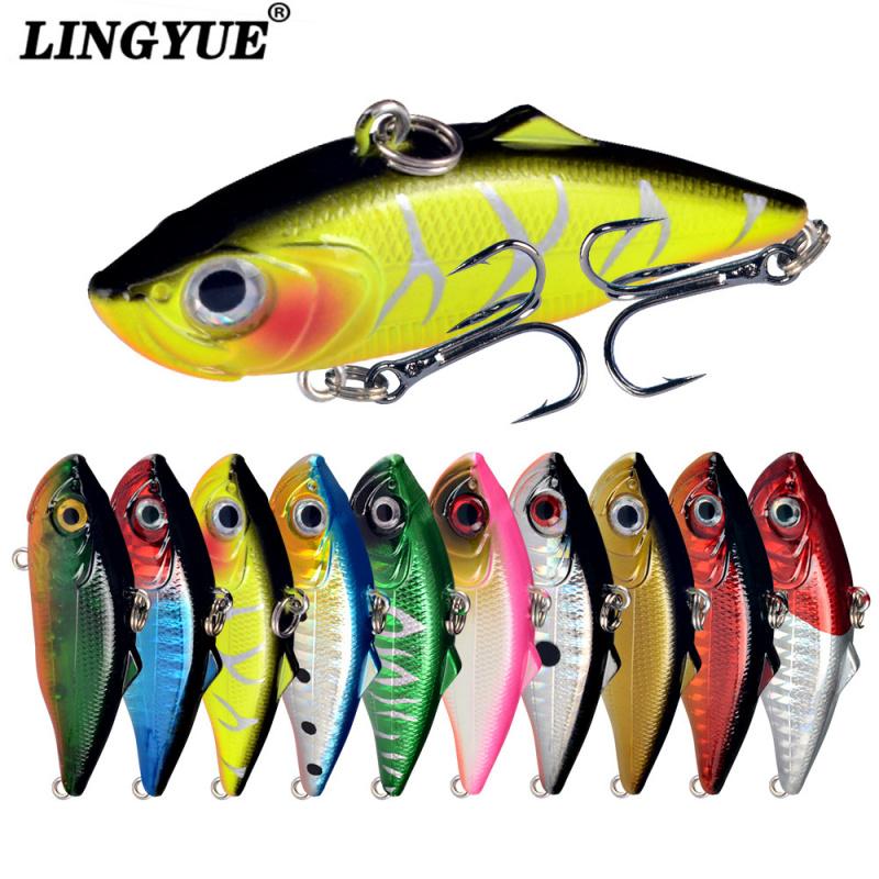 6cm Lure Bait VIB11 High-Vibration Bionic Lure with Reinforced Blood Groove Hook Specifally Designed for Largemouth Bass Fishing