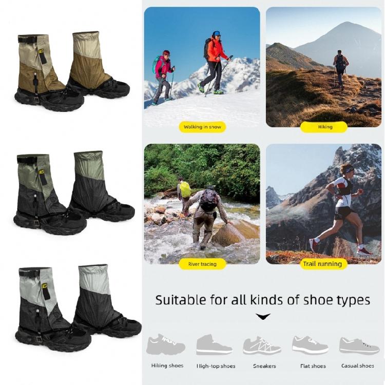 Winddichte Schutz-Beinlinge Schneesichere Gamaschen für extreme Wetterbedingungen Abriebfeste Outdoor-Ausrüstung