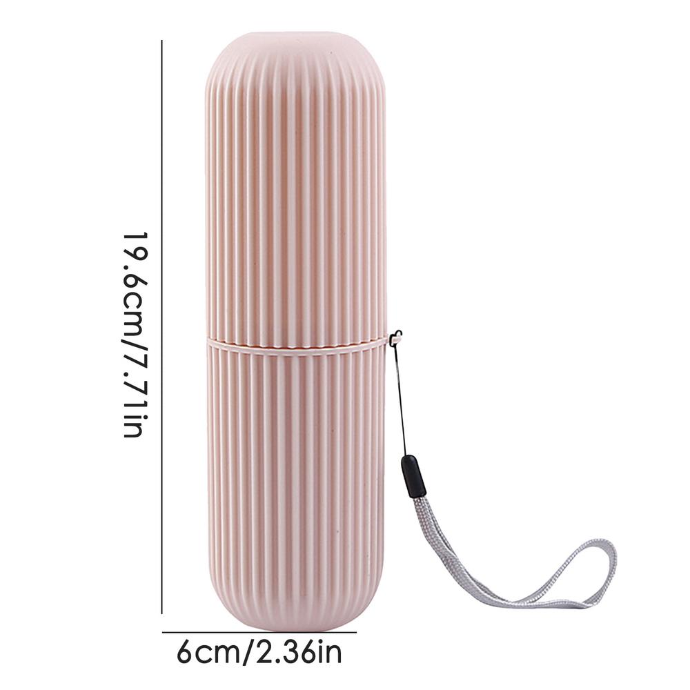 Reiseetui für Zahnbürsten, Reisebehälter für Zahnbürsten, Reise-Zahnbürstenbecherhalter für Reisen, Badezimmer, Business, Camping, Schule