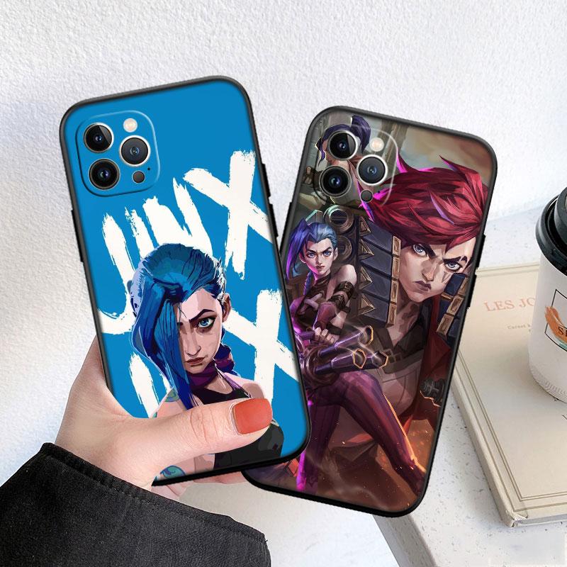QT6 Arcane Jinx Phone Case for Samsung Galaxy A05 A05S A12 A13 A15 A33 A53 A73 M15E M55 S10 S10E S20 Ultra Lite Plus Fe
