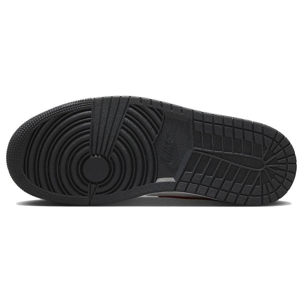 Air Jordan 1 Mid Black Toe Γυναικεία Αθλητικά Παπούτσια Κόκκινο Sail Off-Noir BQ6472-160