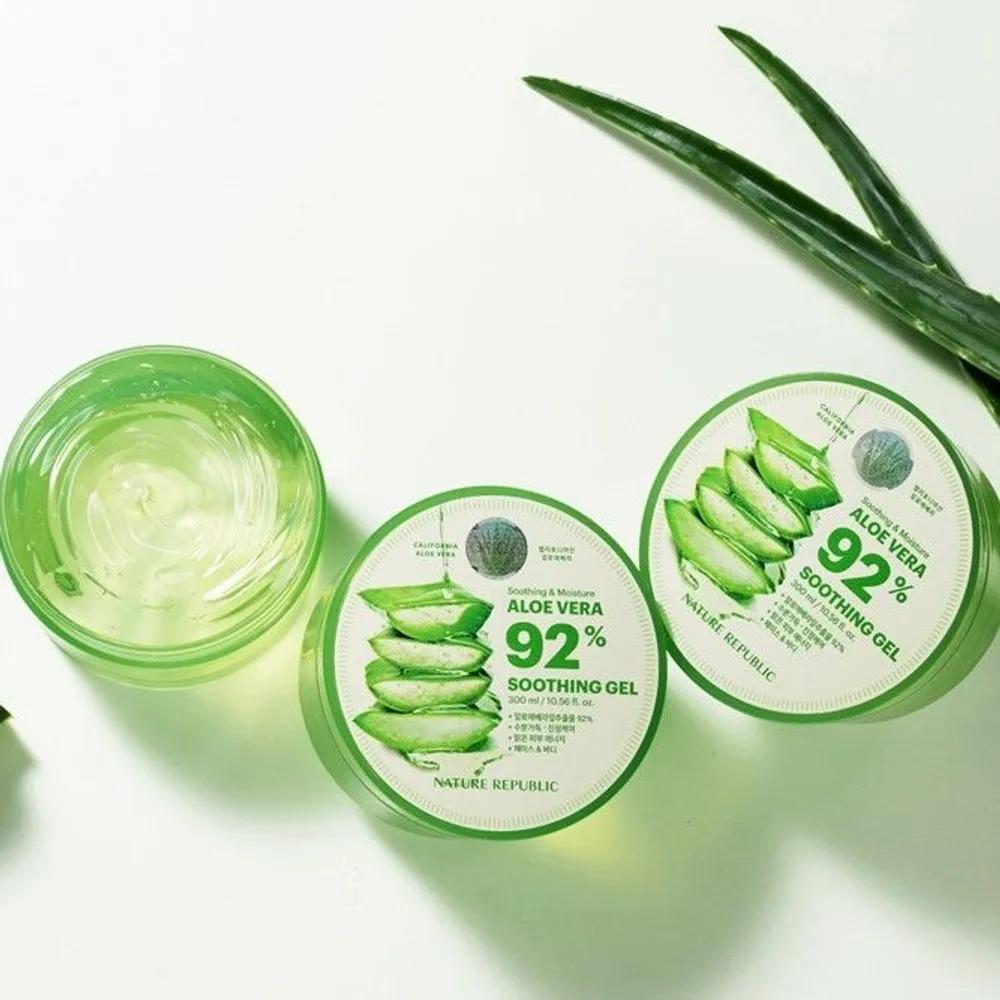 1+1+1 Nature Republic Soothing & Moisture Aloe Vera Soothing Gel 300ml