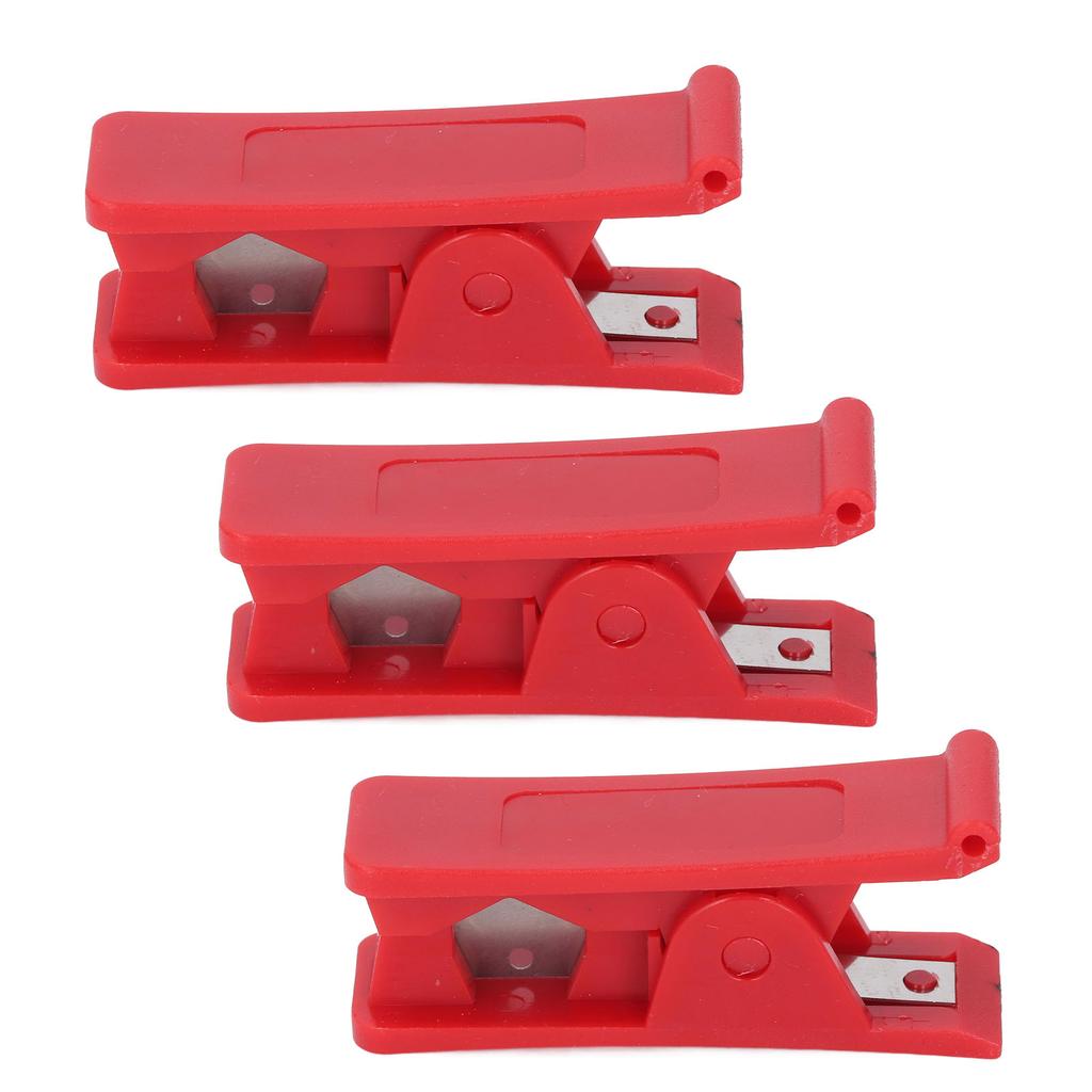 3 Stück PTFE-Schlauchschneider 18 bis 34 Zoll Schnittkapazität Weichrohrschneider für Nylon PVC PU-Rohr