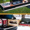 1 Pair 44 Inch Tool Box Runner with Lock Full Extension Ball Bearing Sliding Rails Side Mount for RV Cabinets Tool Box & Storage