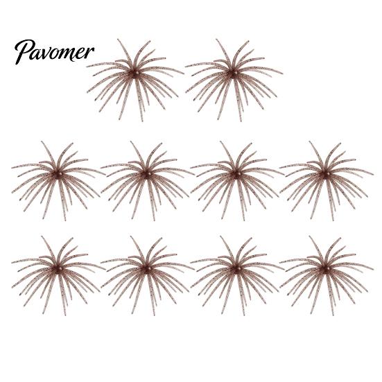 Sea Urchin Soft Baits for Bass Fishing Floating Lures, Highly Elastic TPE Bionic Baits, Versatile Glue Rivers Flexible Realistic Tentacles Lures Trout