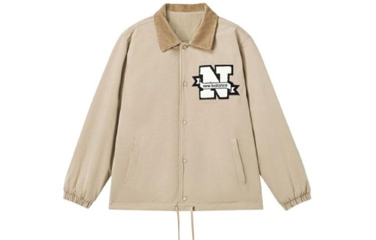 New Balance Jackets Men s Khaki Lapel Moderate Reversible AMJ31306-BNN XL
