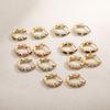 Horse-eye Cut Zircon Copper Gold-plated Hoop Earrings, Neutral Jewellery Minimalist Everyday Accessory Jewellery Gift