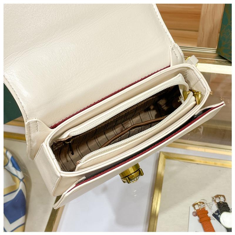 Nische Design Damentasche 2023 Sommer neue Mode Leder Raute Kette kleine Tasche Tasche vielseitige Cross-Body-Satteltasche