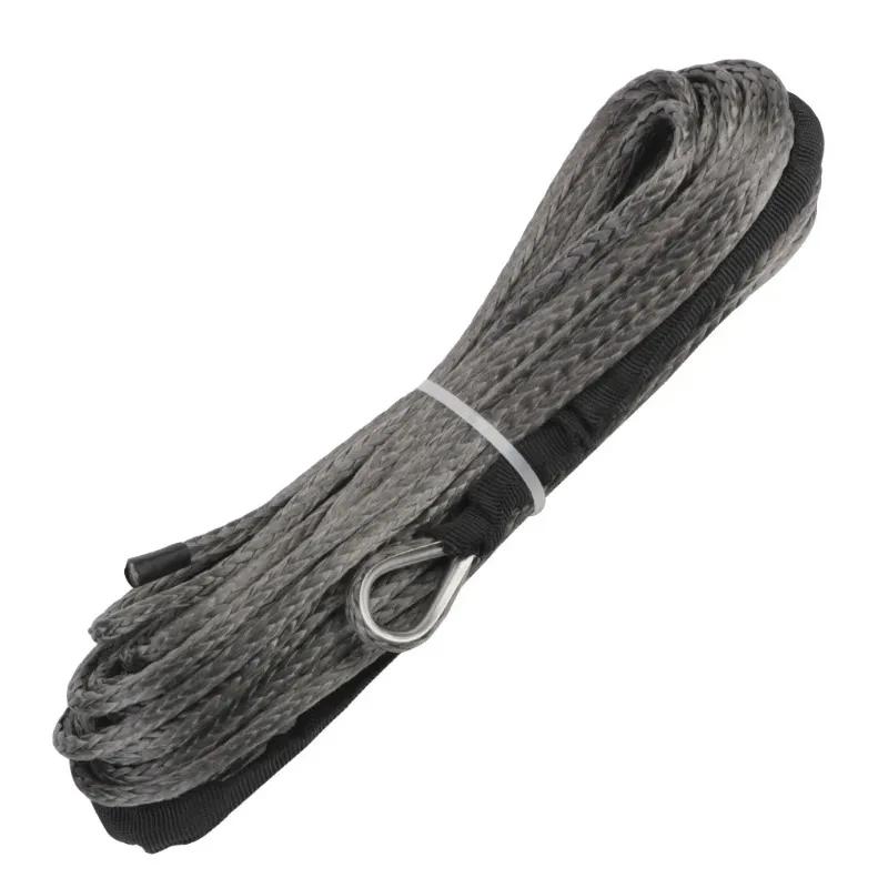

Car Outdoor Accessories Synthetic Winch Rope Cable ATV UTV 5mmx15m Truck Boat Emergency Replacement Stringt серый