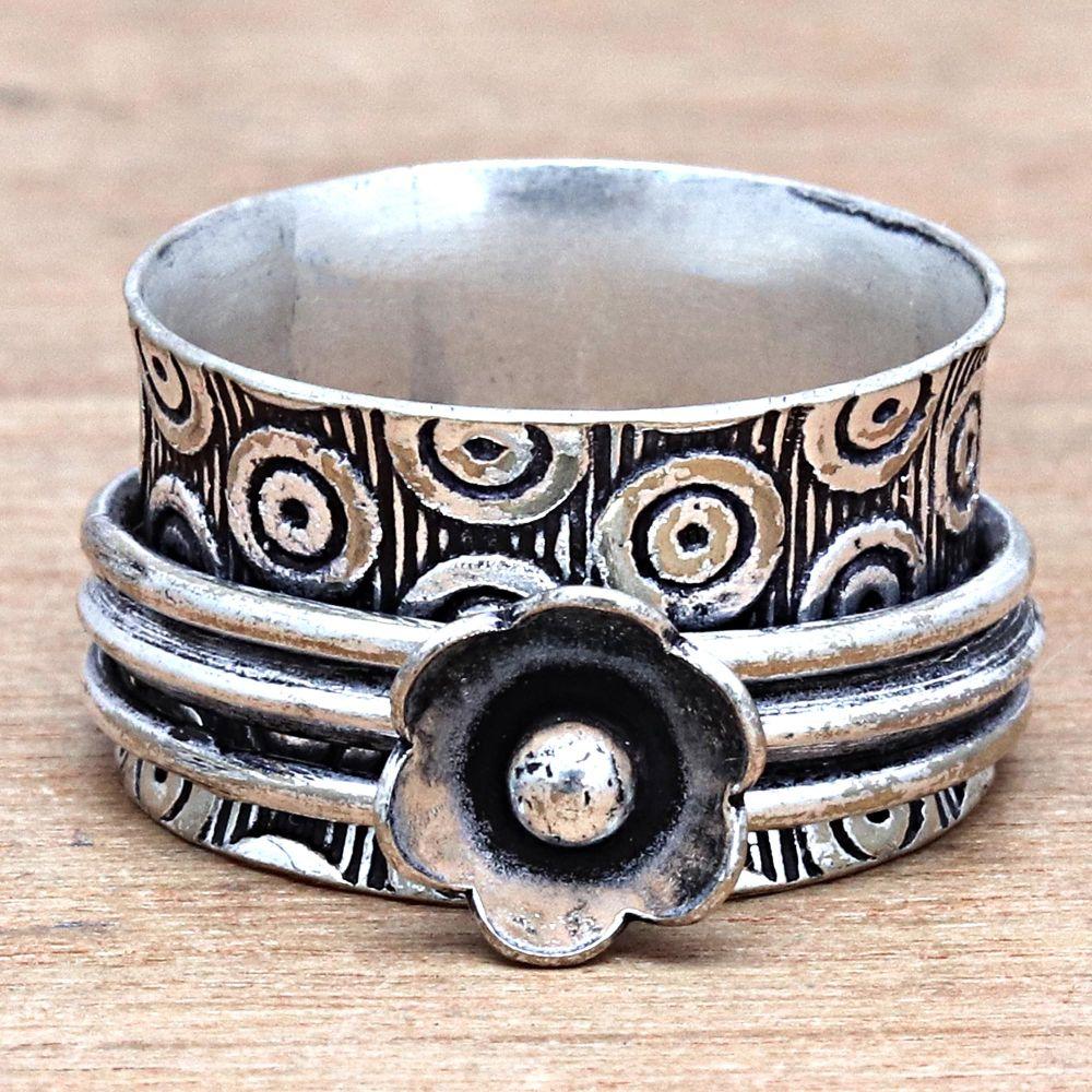 No Stone Gemstone Handmade Silver Jewelry  "8"