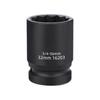 3/4Inch Drive 12 Point Impact Wrench Socket Ideal for Tire Changing and Mechanical Projects Auto Repair Easy Removal