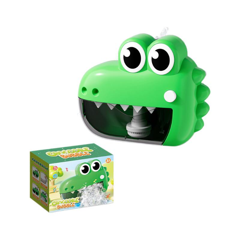 Crocodile Bubble Machine Bath Toy for Babies with Lights and Music
