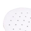 5Pcs Hair Net Rhinestone Decor Invisible Elastic Edge Hollow See-through Hair Fixing Anti-slip Ballet Dance