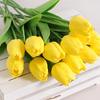 5 Pieces  Artificial Tulip Plants with Soft Pole for Room Dining Table Wedding Party Garden DIY Christmas Anniversary Decor