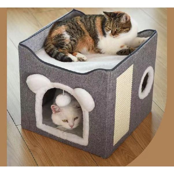 Tiragraffi Per Gatti Grande Con Cuscino - 163 Cm, Sisal, Base Stabile, Per Gatti Adulti Fino A 15 Kg - Foto 2