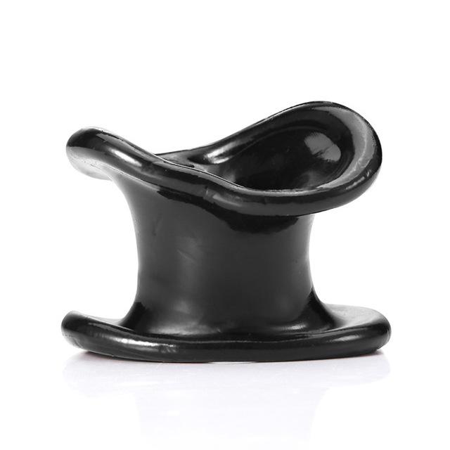 Civière de boule en Silicone pour homme, civière de Scrotum, testicule, BDSM, manchon de retardement, anneaux de pénis