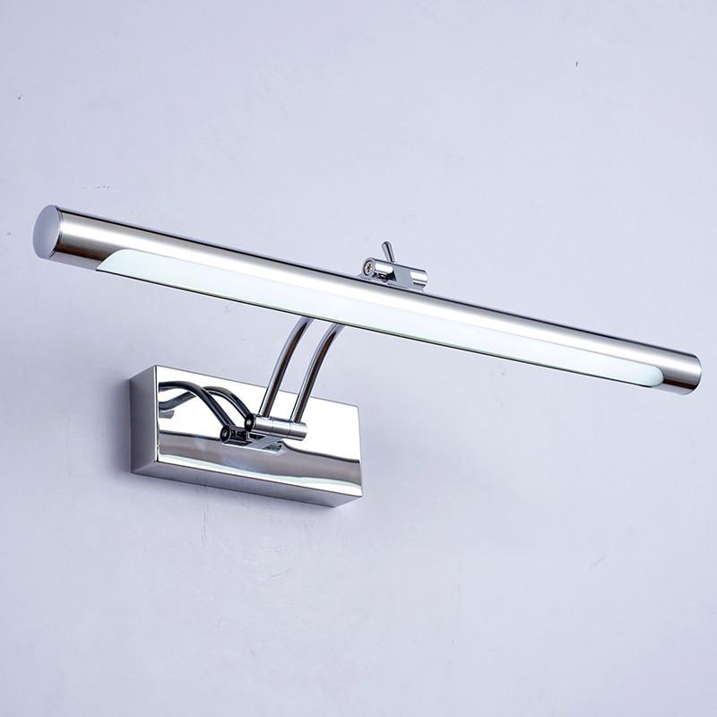 Minimalist LED Anti-fog Vanity Light for Bathroom & Makeup Mirror, Drill-free Installation