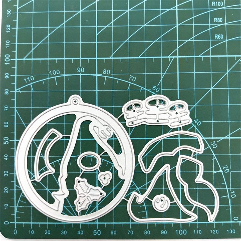 Santa Clause Embossing Die Cuts for Birthday Card Making DIY Craft Scrapbooking