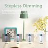 Modern LED Desk Lamp Touch Control Dimmable Brightness Color Temperature Adjustable Eye Protection Light for Study Read Office