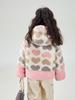 2024 Girls' Winter Plush Coat: Warm, Thickened Fleece Cotton Jacket for Children