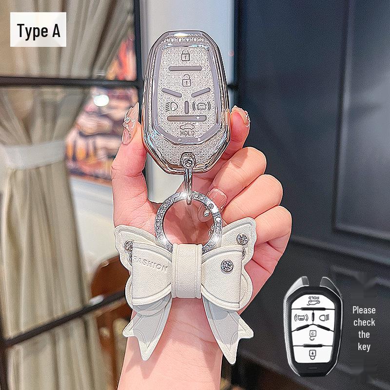 Ssangyong Korando Rexton Crystal Remote Key Protective Cover Set