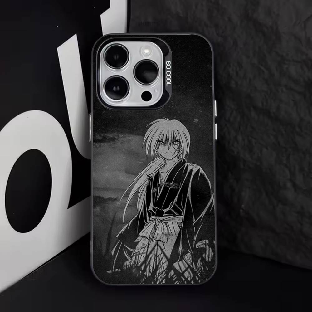 Hot R-Rurouni Kenshin Phone Case For iPhone 17,16,15,14,13,12,11,Pro,Max,Plus,E,Air,Mini Black Tpu Cover
