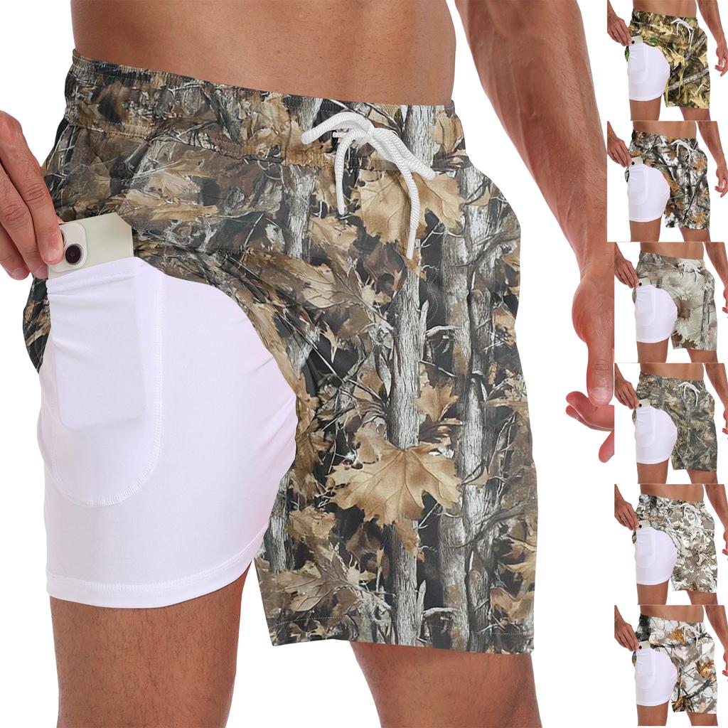 Men's Swim Quick-dry Beach Casual Swimming Trunks (With Pockets)