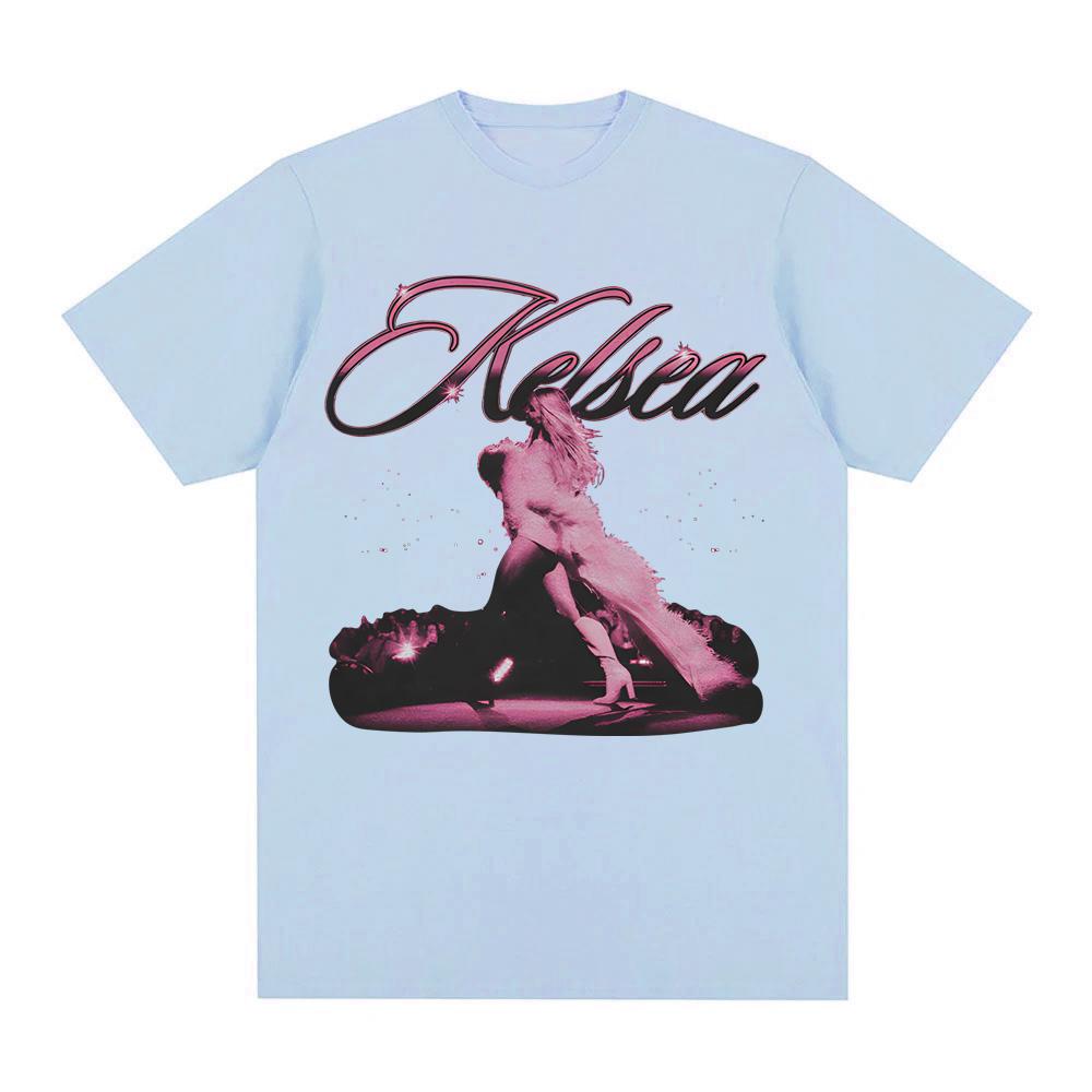 KELSEA VINTAGE PHOTO T-SHIRT Kelsea Ballerini High Quality Tshirt 100% Cotton Round Neck Hip Hop Style Short Sleeve Women/men Tees