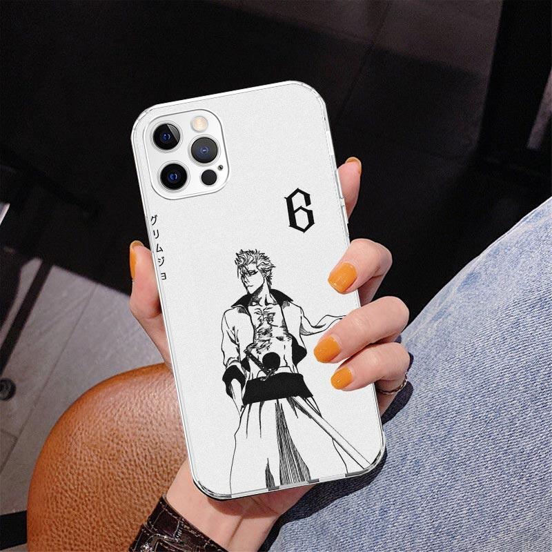 Bleach Grimmjow Phone Case For iPhone 17 Air 16 Pro Max 16E 15 + 14 Plus 11 12 13 Mini 7 8 SE Gift Print Cover Fundas 17 Air 16 iPhone 16E