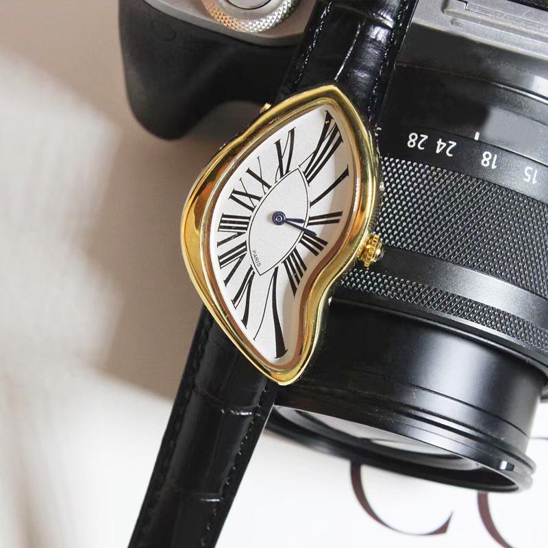 Alien Men's High-End Melting Vintage Watch - Creative Y2K Retro Style Unisex Quartz Timepiece