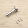 1Pcs with Screws Single Clothes Hook Cylindrical Wall Punching Hook New Hat Towel Rack