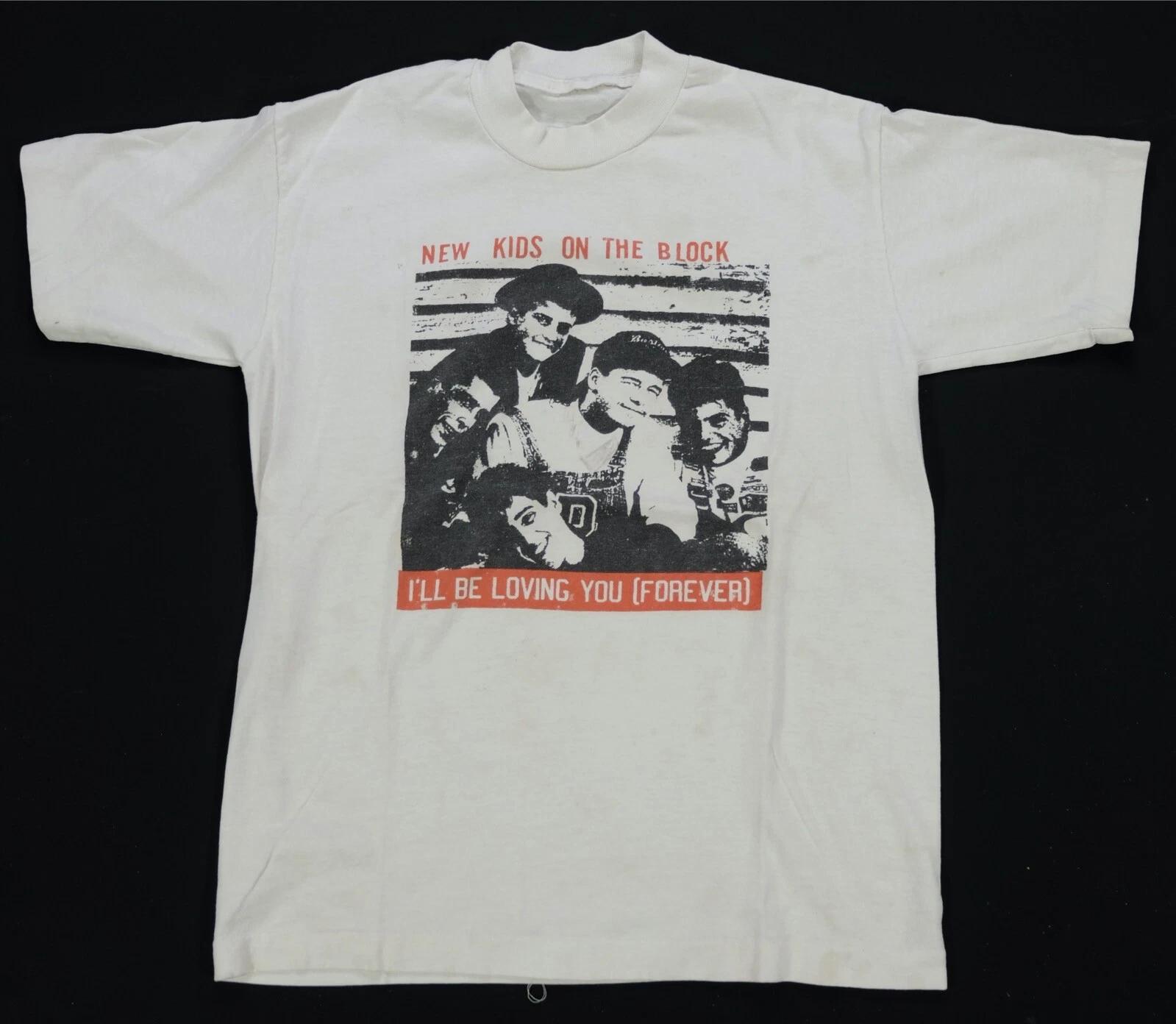 Rare Vintage New Kids On The Block I’ll Be Loving You Forever 1989 T Shirt 80s 3XL