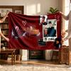 Ollie Bearman (1) Personalized Name Blanket Soft Cozy Gift for Sofa Bed Couch Home Decoration