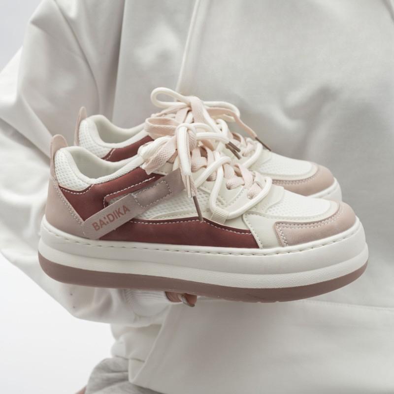 Casual Retro Bread Shoes Women's Summer Mesh Breathable Versatile Shoes Niche Original Women's Shoes Board Shoes