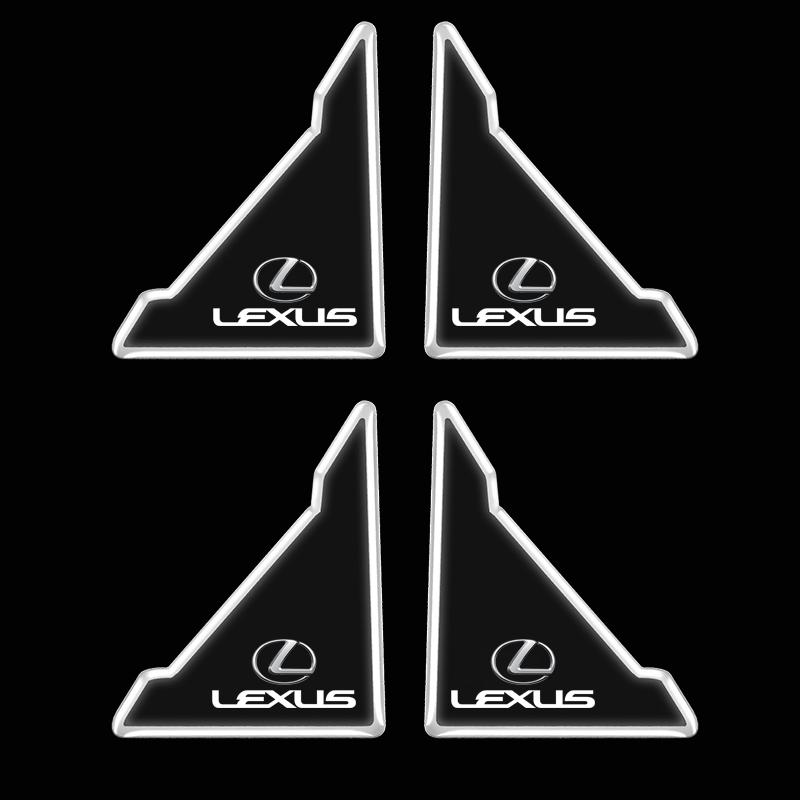 Car Door Anti-collision Corner Protectors Stickers Accessories For Lexus LS LC IS350 ES300 GS350 CT200h GX460 LX570 RX500h NX300