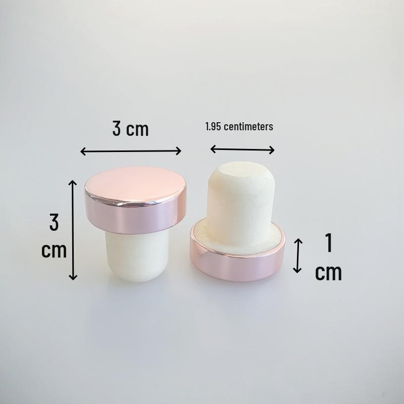 Universal Silicone Wine Bottle Stopper - T-shaped Cap for Red, White, and Champagne Wine.