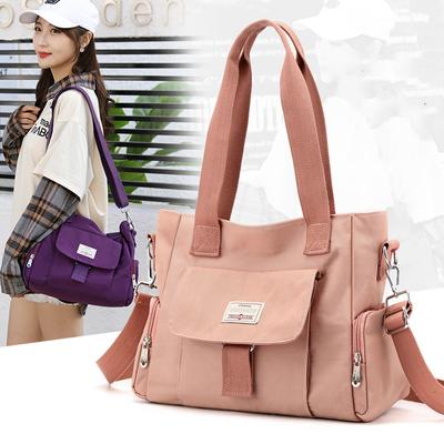 Multi-pocket Shoulder Bag Handbags Waterproof Large Capacity Nylon Crossbody Bag School Bag MIT