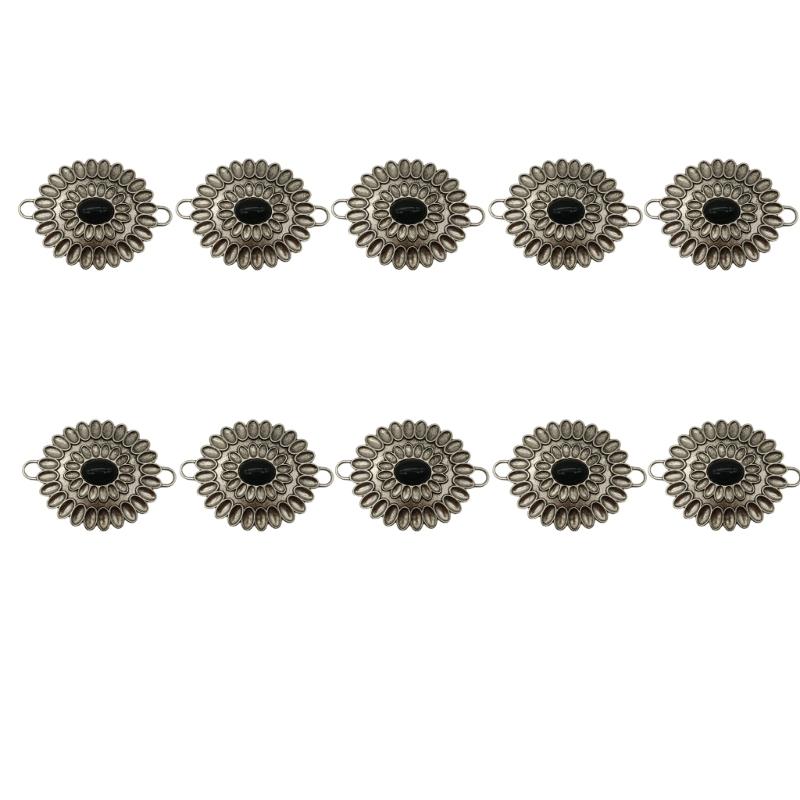 

Stylish Adjustable Waist Chain with Sunflower Design Alloy Texture Pants Jewelry Part for Pants Belts Accessories чорний