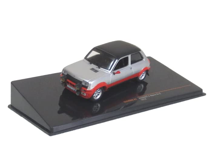 Ixo Model Renault 5 Alpine 78 Silver Ready To Race CLC466N Gr.2 1/43