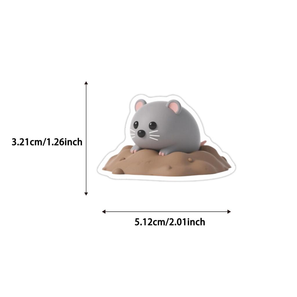 60Pcs Cute Animal Graffiti Stickers Creative Cartoon DIY Stationery Decor Sticker Set AnimeWorlds Store