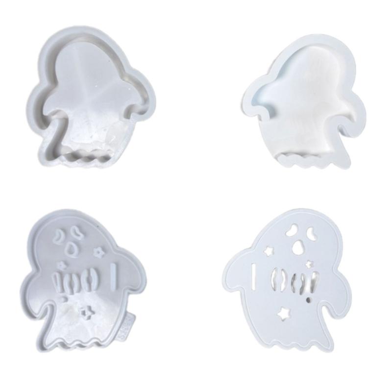 Skull Silicone Candle Molds Baking Mold for Making Candle Chocolate Halloween Ghostly Silicone Mould for Epoxy Resin