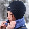 WRELS Winter Beanie Thermal Windproof Cycling Ear Protection Skiing Hiking Cold-proof Knitted Cycling Unisex Earflap Cap
