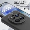 Honor Magic7 Pro Phone Case, Magic7 Pro Protective Cover, Premium Liquid Silicone Soft, Full Protection Anti-Drop,n, Solid Color Simple Outer, Black