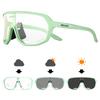 SCVCN Photochromi Cycling Sunglasses Outdoor Cycling Road Mountain Bike Glasses Men and Women Casual Hiking Windproof Glasses