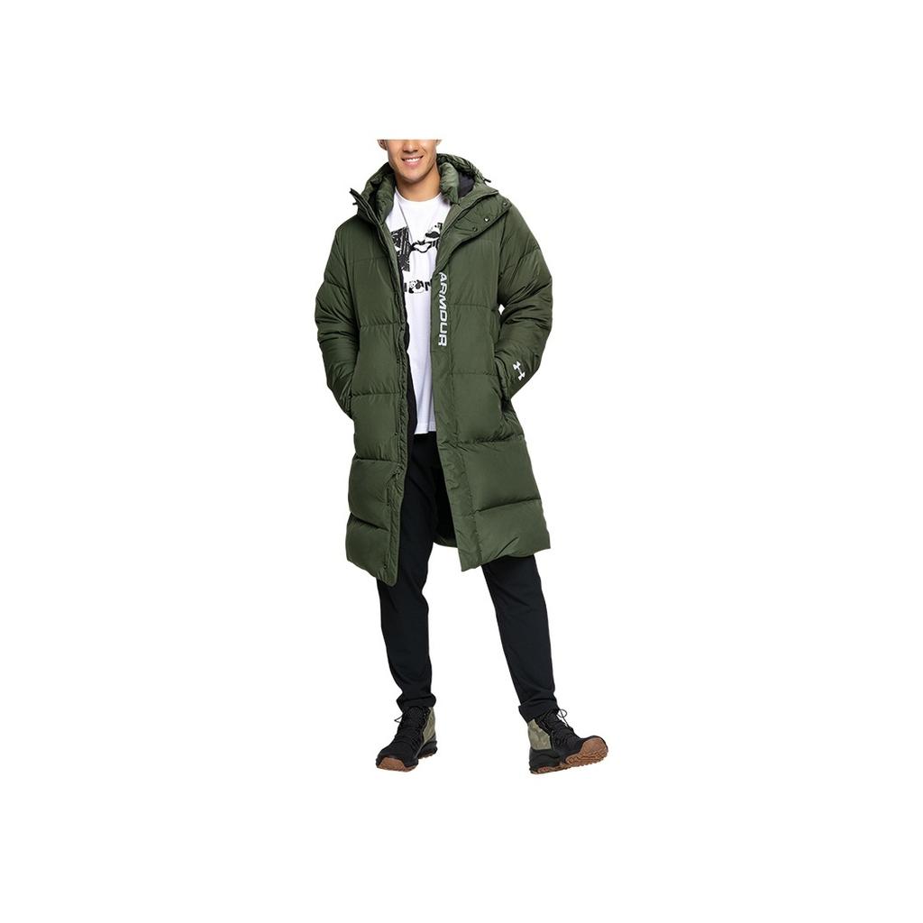 Under Armour Thickened Waterproof Long Down Jacket Men Outerwear Army-Green 1353556-330