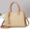 Minimalist Pu Tote Bag With Zipper Pockets For Daily Commuting Women