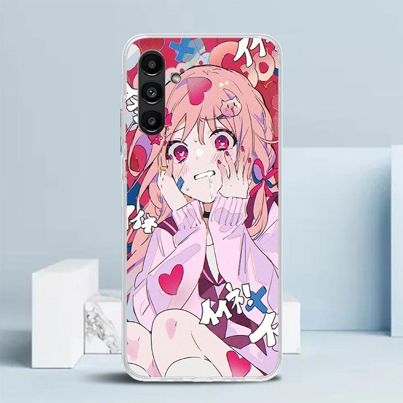 Cute Anime Girl INS Phone Case For Samsung Galaxy A17 A37 A57 A16 A15 A14 A13 A56 A55 A54 A53 A36 A35 A34 A33 A26 A25 A24 A23 Ga