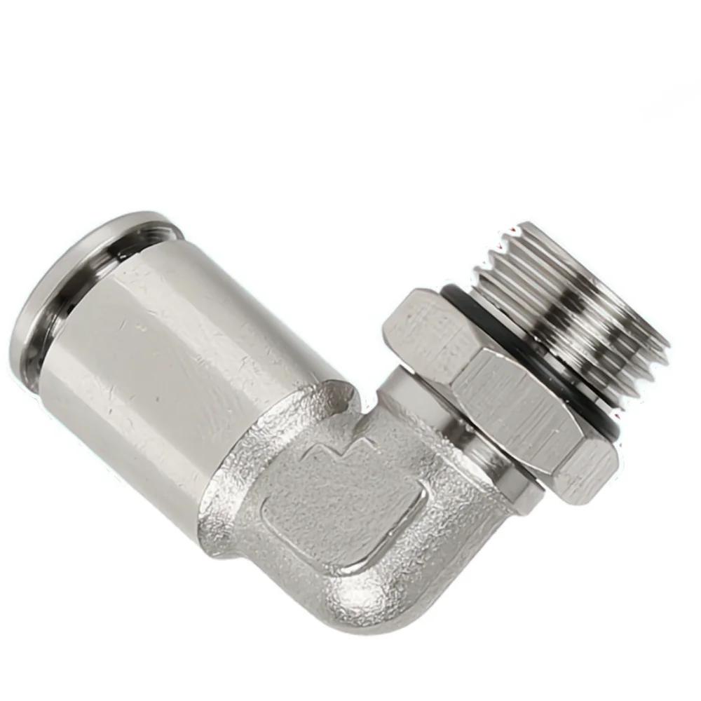 PC POC PL PH SL M5 M6 1/8" 1/4" 3/8" 1/2" BSP Male Female Elbow Tee Pneumatic Brass Push In Quick Connector Release Air Fitting