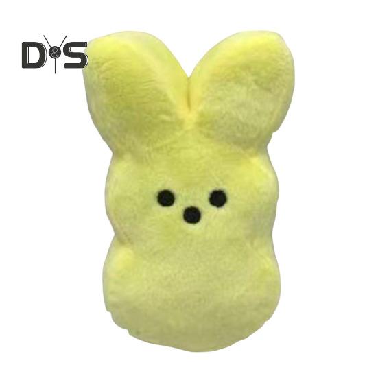 

Пасхальный кролик плюшевая игрушка мягкая мягкая игрушка милая ручная работа сувенир кролик кукла для детей пасхальная корзина наполнители подарки жёлтый