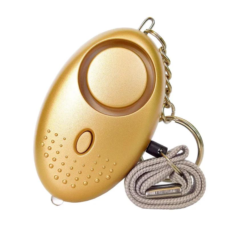 130DB Personal Security Alarm Emergency with LED Buckle Key Lights Emergency Safety Alarm for Women Men Children Elderly